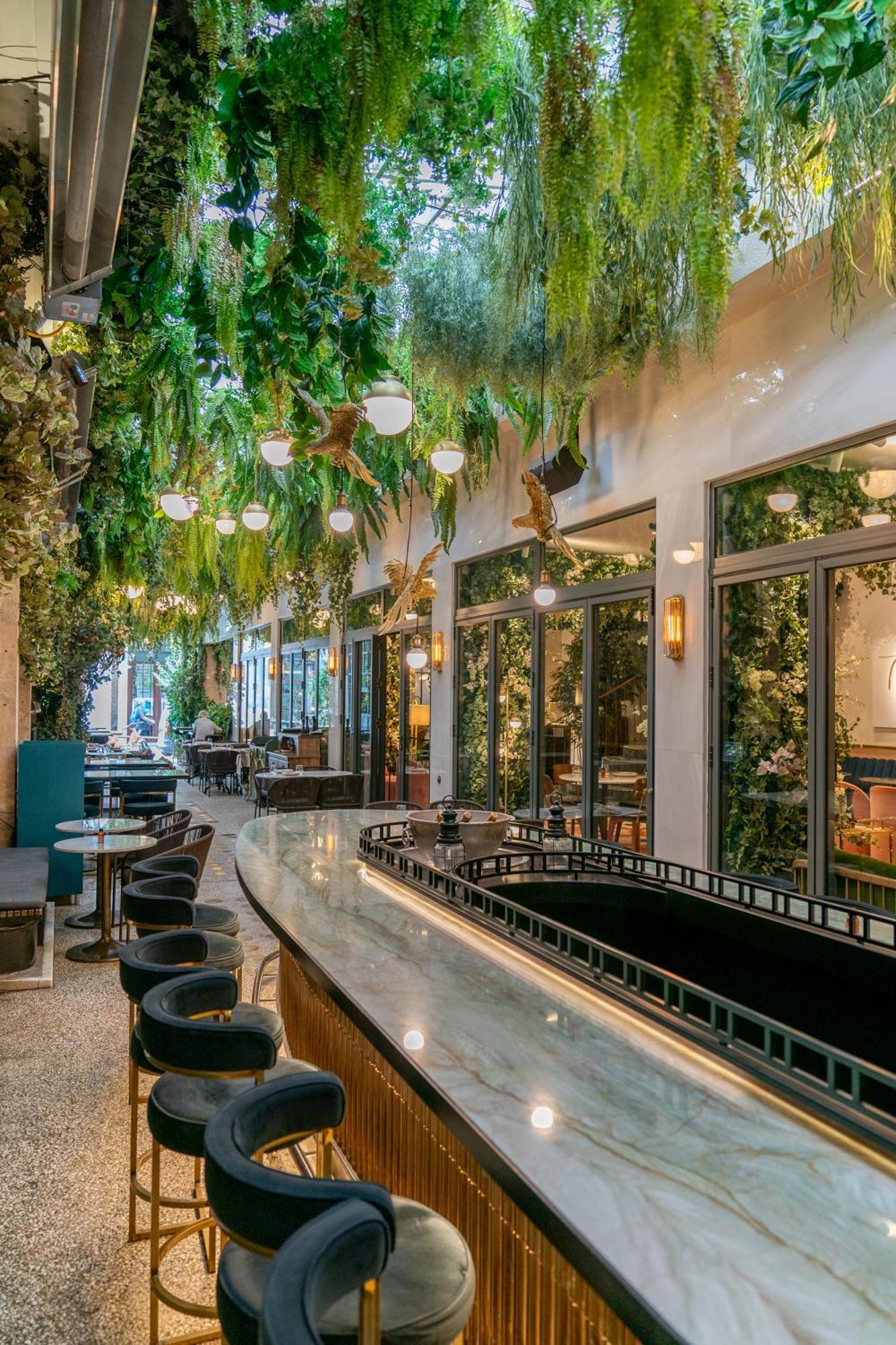 Gatsby Athens Otel Dış mekan fotoğraf The interior of the restaurant